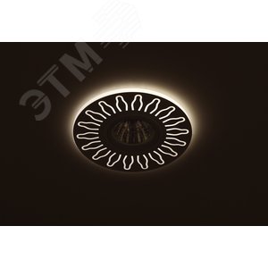 Светильник точечный DK LD31 BK декор cо светодиодной подсветкой MR16, 220V, max 11W, черный - фото 4