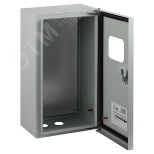 Изображение товара Корпус металлический ЩМПг-01 с окном (410x220x175) IP54 У2 серый SIMPLE (шт)