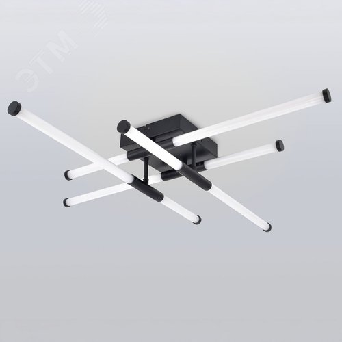 Светильник светодиодный потолочный ДПБ-72Вт 3000К/6000К Модерн Fliss CLL 1 72W RC BK с ду - фото 5