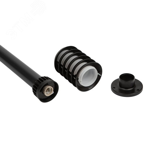 Светильник садово-парковый НТУ 01-60-014 Поллар напольный черный IP54 Е27 max60Вт h650мм - фото 4