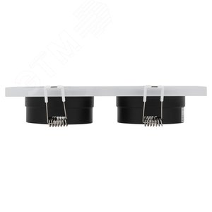 Светильник встраиваемый декоративный DK92 WH/BK MR16/GU5.3 белый/черный - фото 5