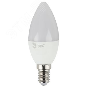 Лампа светодиодная ECO LED B35-6W-827-E14 (диод, свеча, 6Вт, тепл, E14 (10/100/3500) Б0020618 ЭРА - 3