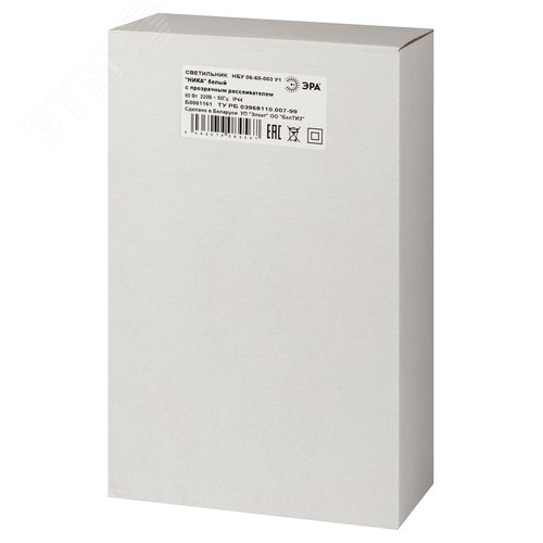 Светильник садово-парковый НБУ 60Вт 06-60-003 Ника белый прозрачный - фото 13