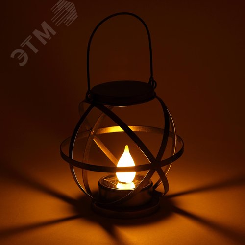 Светильник садовый Лофт подвесной с ручкой, металл, 26 см ERASFM-01 - фото 2