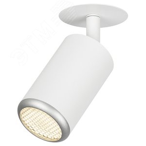 Светильник встраиваемый алюминиевый KL106 WH/SL MR16 GU5.3 белый/серебро матовый - фото 2