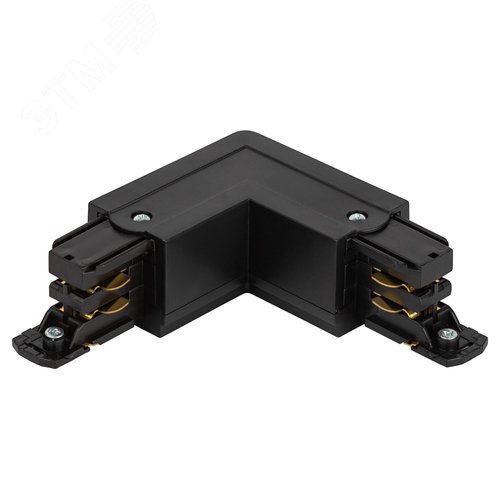 Коннектор для трехфазного шинопровода STR-30-B-CN-LI типа LI угловой внутренний черный - фото 2