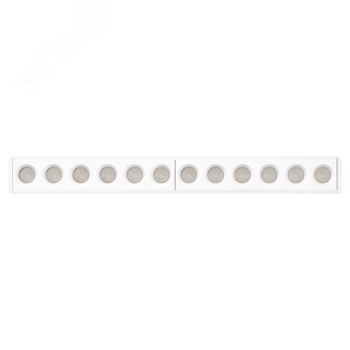 Светильник светодиодный трековый с направленным светом для тонкой магнитной системы 12Вт 4000К белый TRM-S5-2-12W4K WH - фото 3