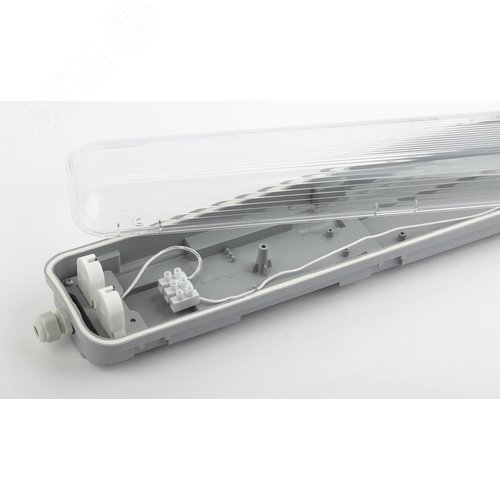 Светильник светодиодный под лампу Т8 SPP-101-0-002-060 Св-к IP65 T8 G13 600мм (8/240) - фото 2