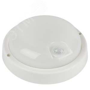 Светильник ЖКХ LED SPB-201-3-65K-008 8Вт 6500K 760Лм IP65 с ИК датчиком движения - фото 2