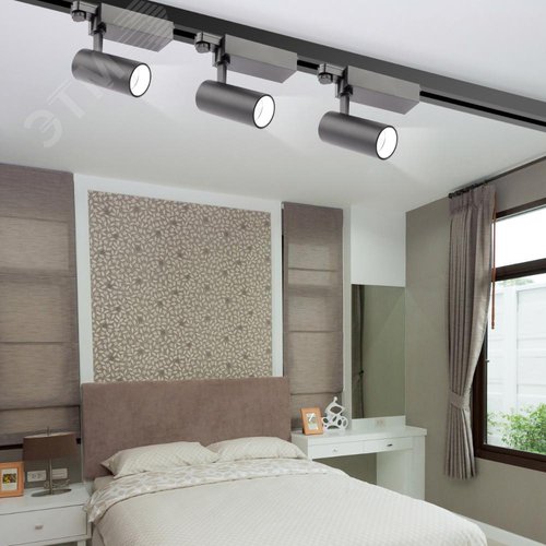 Светильник трековый трёхфазный SТR-30-36-40K-B20 узкий луч 4000K черный - фото 8