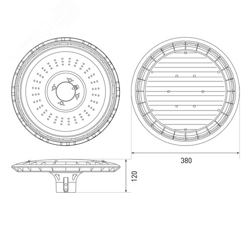 Светильник уличный светодиодный ДКУ 60Вт 3000K 6000Лм IP65 КСС Д черный SPP-506-0-30K-060 - фото 8