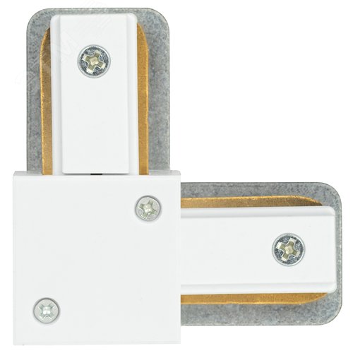 Коннектор TR-1PA-LС-WH L-образный для однофазного шинопровода белый - фото 2