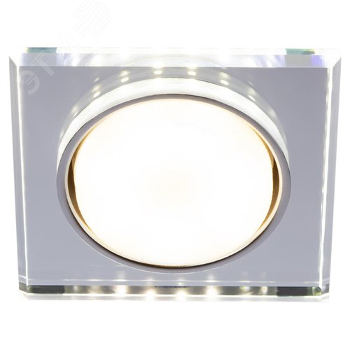Светильник встраиваемый со светодиодной подсветкой DK LD50 MR GX53 зеркальный - фото 9
