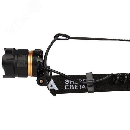 Фонарь налобный аккумуляторный 10 Bт 3 режима светодиодный АР GA-503 Орешник - фото 4