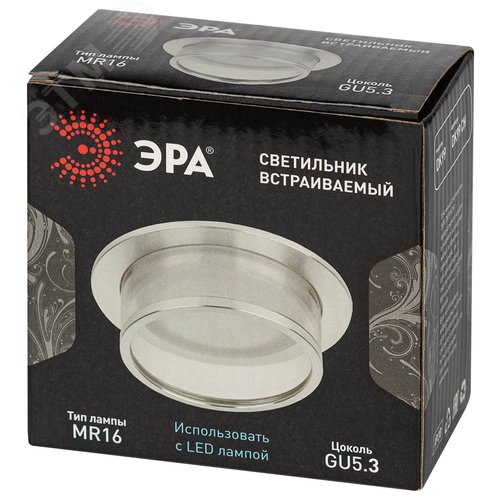 Светильник встраиваемый декоративный DK99 CH MR16 GU5.3 хром - фото 8