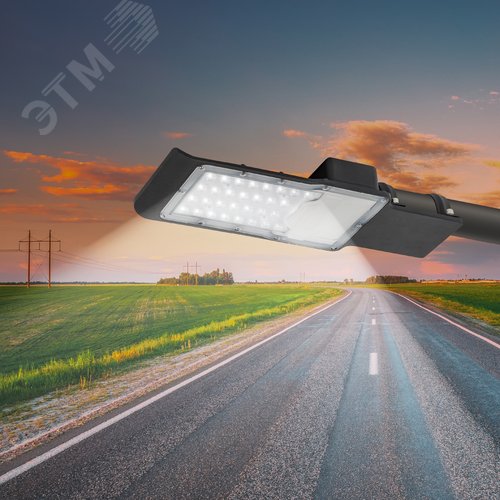 Светильник уличный светодиодный ДКУ 50Вт 5000К 5000Лм IP65 КСС Ш-с DOB-SMD 48мм SPP-503-0-50K-050 - фото 8