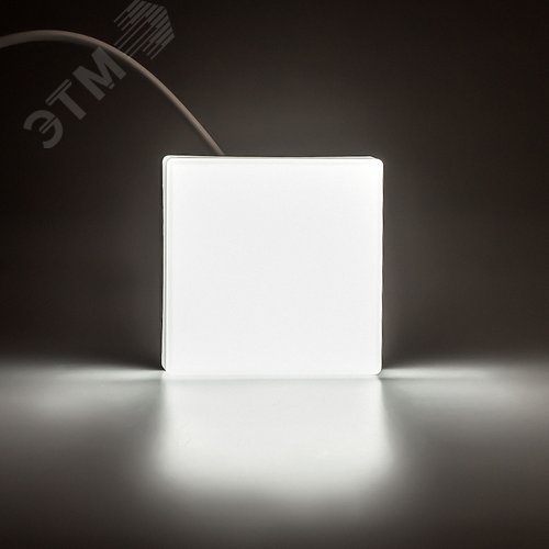 Модуль светящийся соединительный SML-AC-B-6K-04 для светильников SML 3 Вт 6500K 270 Лм квадрат черный - фото 7