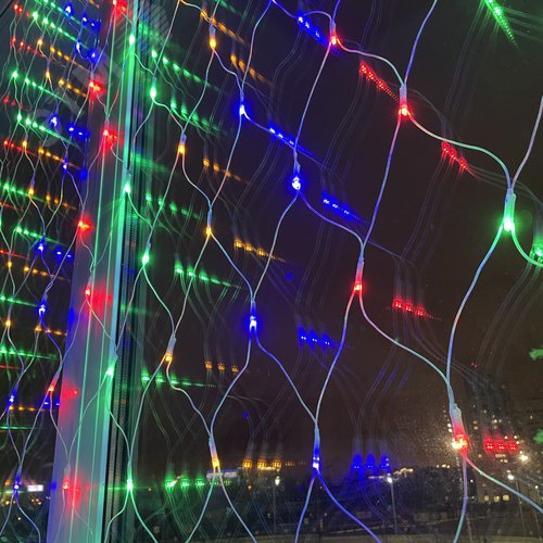 Гирлянда LED Сеть 1,8 мx1,5 м ENIS-01M мультиколор, мульти режим, 220 V, IP20 60/540 - фото 8