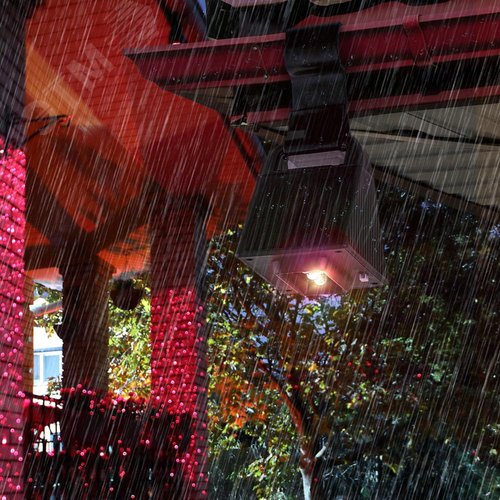 Светильник подвесной с лазерной проекцией красные точки, на солнечной батарее, 3 LED, 3 лм ERAFS024-06 - фото 4