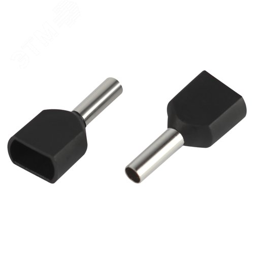 Изображение товара Наконечник-гильза с изолированным фланцем (упаковка 500 шт.) NO-225-74 (двойной) НШвИ(2) 1,5-8 (уп)