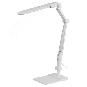 Светильник настольный светодиодный NLED-497-12W-W на струбцине и с основанием белый - фото 3