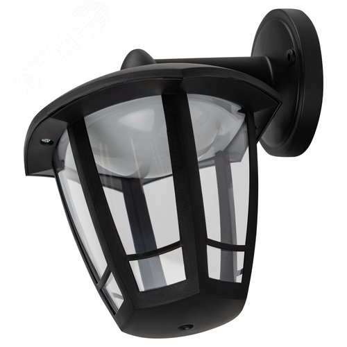 Светильник светодиодный ДБУ 8Вт 3000K IP44 07-8-006 Дели 3 черный 6 гранный - фото 4