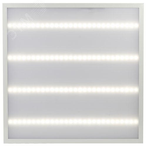 Светильник светодиодный SPO-910-2-40K-045 595x595x40 45Вт 4725Лм 4000К микропризма С ПРОВОДОМ (2/48) - фото 2