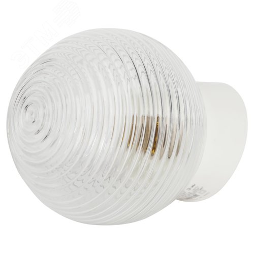 Светильник НБП 01-60-004 с наклонным основанием Гранат стекло IP20 E27 max 60Вт D150 шар - фото 4