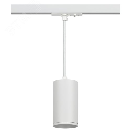 Светильник трековый однофазный TR45 - GU10 S WH подвесной 52х100 под лампу MR16 белый - фото 2