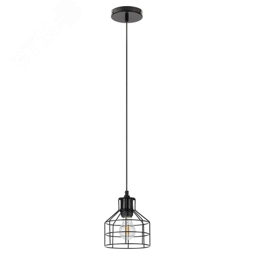 Подвес PL9 BK металл, E27, max 60W, d160 мм, черный (16/144) - фото 5