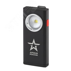 Изображение товара Фонарик кемпинговый с магнитом и диммером, зарядка от USB, крючок, RA-802 Офицерский Армия России (шт)