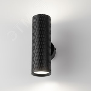 Подсветка декоративная WL46 BK MR16 GU10 12Вт черный IP20 для интерьера стен фасадов зданий