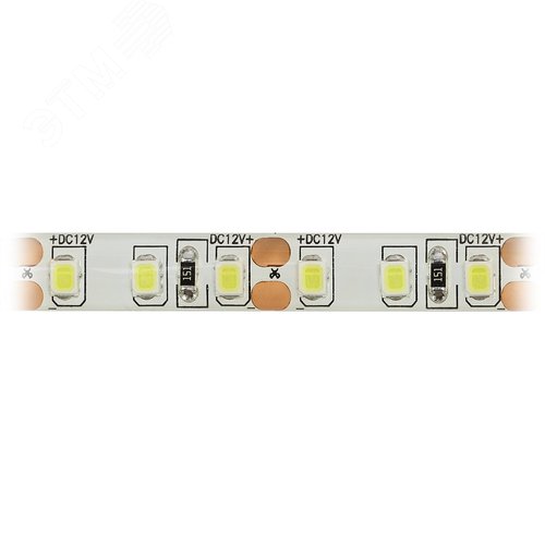Лента светодиодная 9,6Вт/м 12В 6500К IP65 120LED/м KU-2835AD-120D-W - фото 3