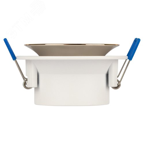 Светильник встраиваемый декоративный KL103 WH/GD MR16 GU5.3 белый золото - фото 4