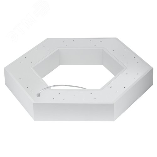 Светильник LED Geometria Hexagon SPO-123-W-40K-045 45Вт 4000K 2500Лм IP40 600х80 белый подвесной драйвер внутри - фото 3
