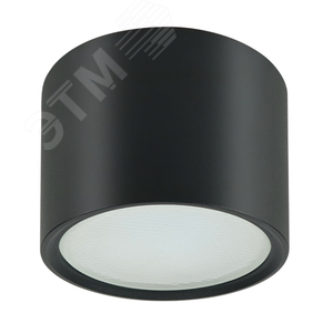 Подсветка накладная под лампу Gx53, алюминий, цвет черный (40/1440)