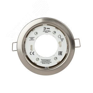 Светильник встраиваемый KL35 SN-10 под лампу Gx53 220V 13W сатин никель (10/100/2100) - фото 5