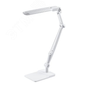 Светильник настольный светодиодный NLED-497-12W-W на струбцине и с основанием белый - фото 1