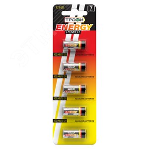 Батарейка Трофи A23-5BL ENERGY POWER Alkaline (100/1000/48000) - фото 1