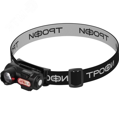 Фонарь налобный светодиодный Трофи GA-103 аккумуляторный 3 Bт сенсорное управление магнит клипса 6 режимов - фото 4