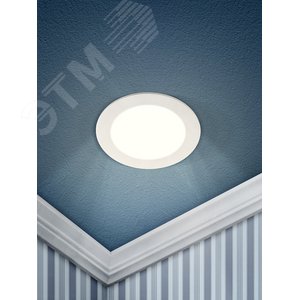 Светильник LED 1-12-4K/Лм Светильник светодиодный круглый LED 12W 220V 4000K LED 1-12-4K/Лм - фото 9