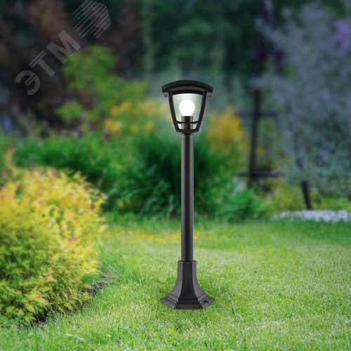 Светильник садово-парковый НТУ 07-40-002 Валенсия 4 черный 4 гранный напольный IP44 Е27 max 60Вт - фото 8