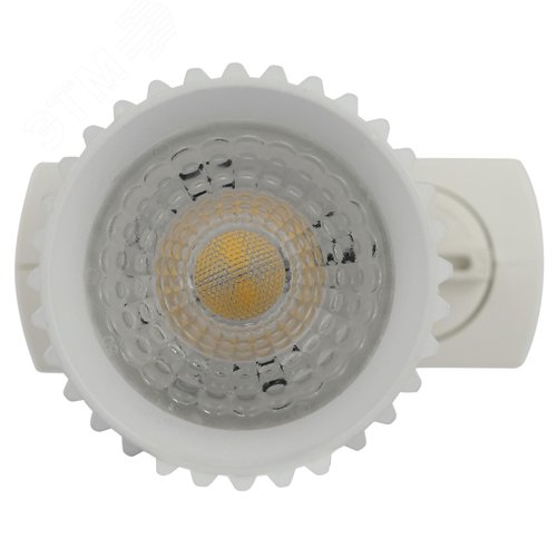 Светильник трековый однофазный ДВО TR40-GU10 WH под лампу MR16 белый - фото 4