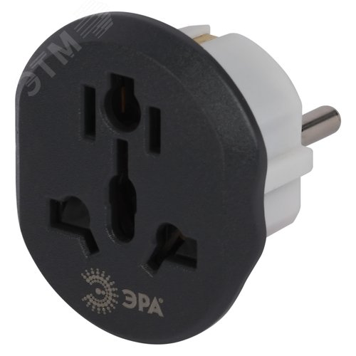 Изображение товара Разветвитель электрический SP-1e-UVL универсальный на 1 розетку 16А белый (шт)