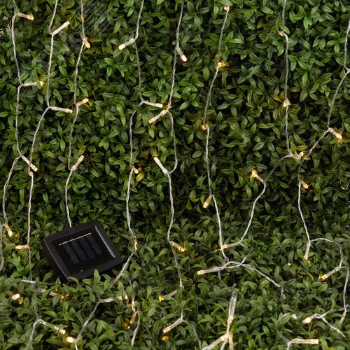 Гирлянда садовая на солнечной батарее Занавес 1,5*1,5 метра, 192 LED ERASF22-41 - фото 6