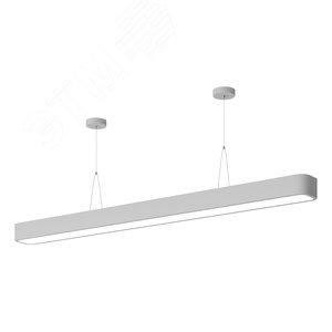 Изображение товара Светильник подвесной светодиодный 36Вт 3000Лм 4000К IP40 1200х100х50 белый Geometria Block SPO-113-W-40K-036 драйвер внутри (шт)