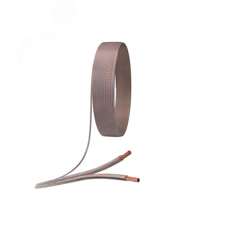 Изображение товара Акустический кабель 2х0,75 мм2 прозрачный, 100м A-75-S (м)