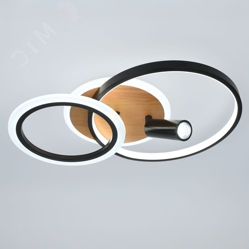 Светильник светодиодный потолочный ДПБ-85Вт 2700Лм Модерн Rondo CLL-1-85-RC BK - фото 4