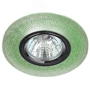Точечный светильник декор cо светодиодной подсветкой, DK LD1 GR зеленый Б0018777 ЭРА - 3
