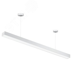 Светильник LED Geometria Block SPO-116-W-40K-024 24 Вт 4000K 1750Лм IP40 1200х70х50 белый подвесной драйвер внутри - фото 1